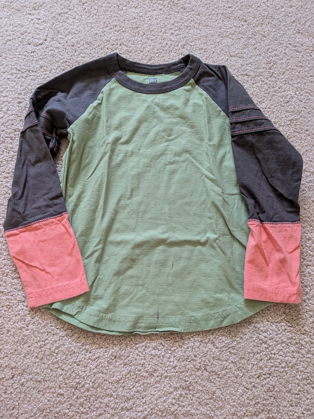 Tea Collection Explorer Colorblock Raglan Top